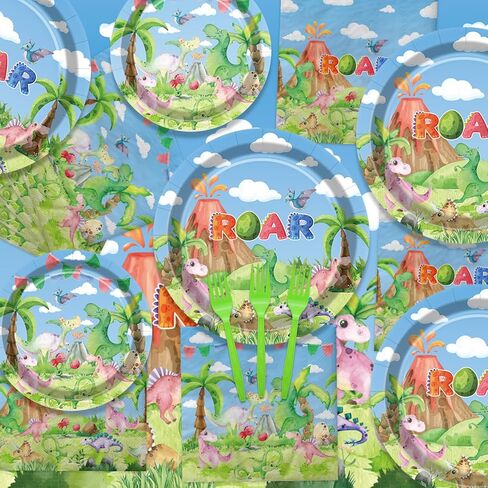 81 Pieces Cat Birthday Party Decorations - Including Cat Plates, Pet Napkins, and MEOW Tablecloth for Pet Cat Themed Birthday Party Supplies, Serve 20 Guests in Kuwait