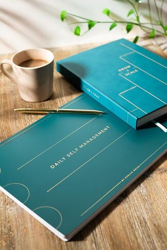 Growth & Scale Productivity Bundle – Business Strategy Planner + Daily Self-Management Sheet – Plan, Prioritize & Stay Accountable – Designed by Evelyn Weiss in Saudi Arabia