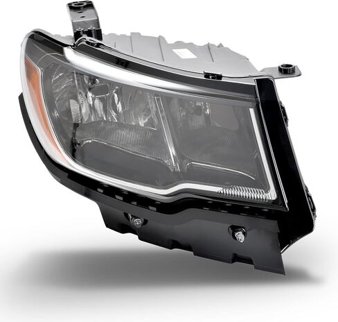 Headlights Assembly Compatible with Jeep Compass 2017-2021, Headlamp Right Passenger Side Replacement CH2503295 55112706AF in Saudi Arabia