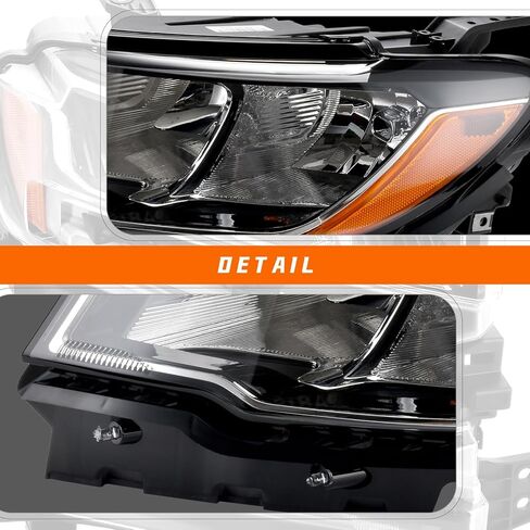 Headlights Assembly Compatible with Jeep Compass 2017-2021, Headlamp Right Passenger Side Replacement CH2503295 55112706AF in Saudi Arabia