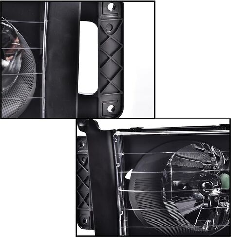 PIT66 Headlight Assembly Compatible with 2002 2003 2004 2005 Dodge Ram 1500 Fit 2003-2005 Ram 2500 3500 Front Halogen Head Lamp faros delanteros Black in Saudi Arabia