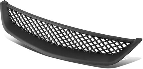 Auto Dynasty Front Grille Grill Compatible with 2001-2003 Honda Civic Type-R - 7th Gen ES EM, Mesh Style Front Bumper Grille, Painted Black in Saudi Arabia