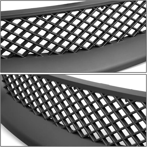Auto Dynasty Front Grille Grill Compatible with 2001-2003 Honda Civic Type-R - 7th Gen ES EM, Mesh Style Front Bumper Grille, Painted Black in Saudi Arabia