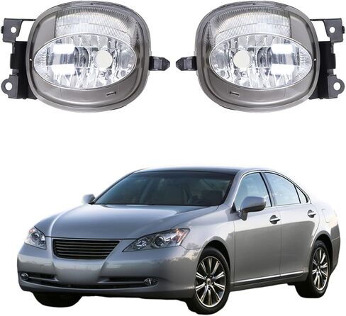 استبدال مصابيح الضباب WFLNHB لـ 2007 2008 2009 لكزس ES350 المصد الأمامي كروم ضوء الضباب الجانب الأيسر والأيمن LX2592108 LX2593108 in Saudi Arabia