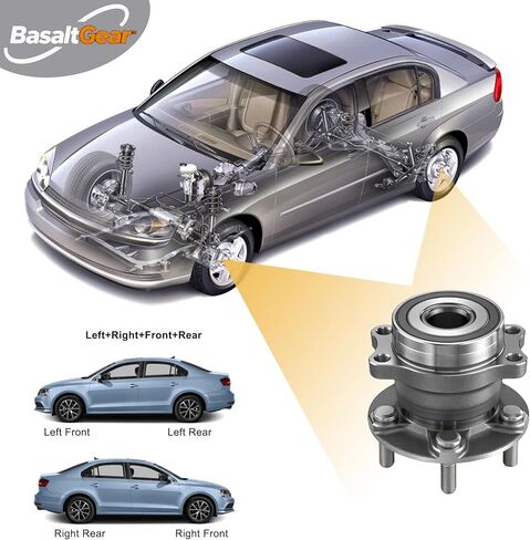 512518 2PC Rear Wheel Hub and Bearing Assembly for 2014-2018 Subaru Forester 2012-2021 Impreza 2016-2021 Crosstrek in Kuwait