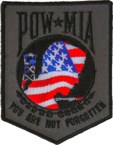 POW MIA Subdued Green Patch - 2.5x3 inch in Saudi Arabia