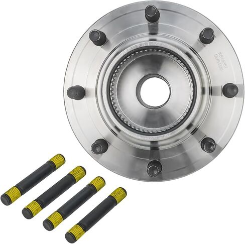 محور ديترويت - محور محمل العجلات الأمامية 4WD DRW لـ 1999-2004 Ford F-250 F-350 F-450 F-550 Super Duty، 2000 2001 2002 2003 Ford 4-Wheel ABS محمل العجلات واستبدال مجموعة المحور in Kuwait