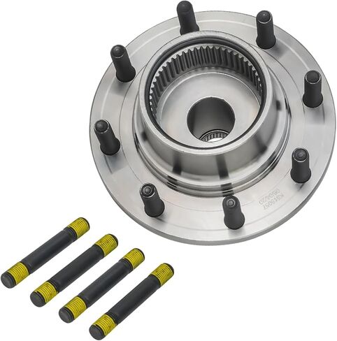 محور ديترويت - محور محمل العجلات الأمامية 4WD DRW لـ 1999-2004 Ford F-250 F-350 F-450 F-550 Super Duty، 2000 2001 2002 2003 Ford 4-Wheel ABS محمل العجلات واستبدال مجموعة المحور in Kuwait