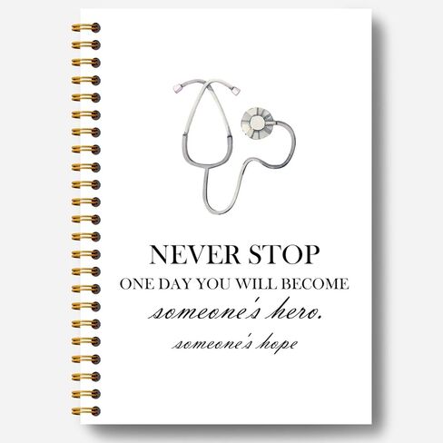 Nurse Nursing Notebook - Nurse Appreciation Gifts, Registered Nurse RN Gifts, School Nurse Gifts, Nurse Practitioner Gifts, Nurse Office Supplies, a Nurse's Prayer Spiral Notebook 5.5x8.3 in Kuwait