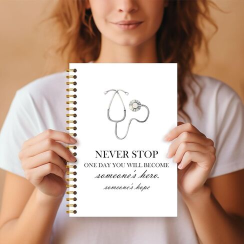 Nurse Nursing Notebook - Nurse Appreciation Gifts, Registered Nurse RN Gifts, School Nurse Gifts, Nurse Practitioner Gifts, Nurse Office Supplies, a Nurse's Prayer Spiral Notebook 5.5x8.3 in Kuwait