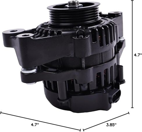 HOLDWELL 12V 85A Alternator 8M6005723 8600766 compatible with Mercury Marine 200 HP EFI Verado V6 4 Stroke 3.4 Liter 8SI in Saudi Arabia