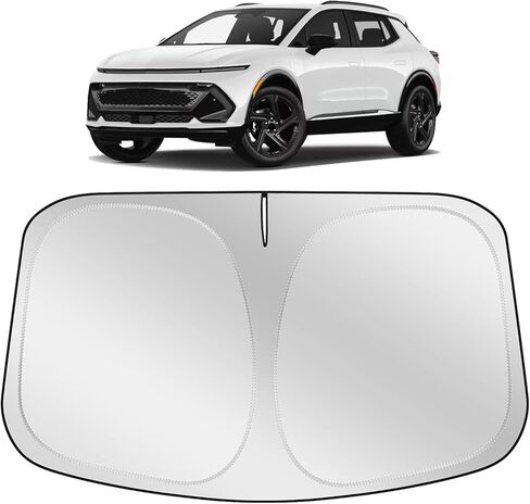 XHRING Windshield Sun Shade Sunshade Compatible with Chevy/Chevrolet Equinox EV 2024 2025 2026 Accessories Car Front Window Sun Shield Cover in Saudi Arabia