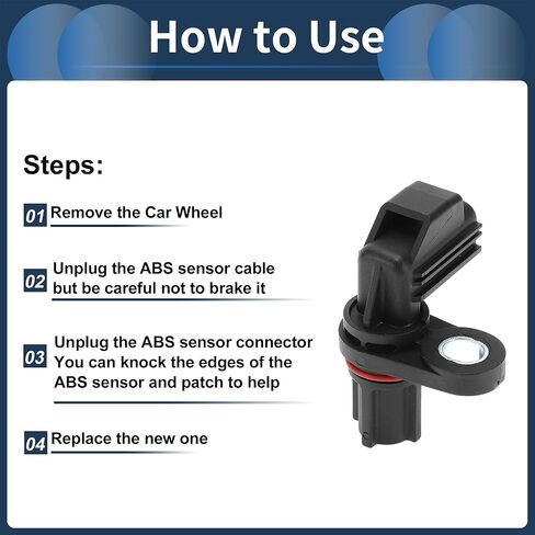 ABS Wheel Speed Sensor Rear Left Right ABS Sensor Anti-lock Braking System Sensor No.5032220AA for Dodge Dakota 2005-2010 in Saudi Arabia