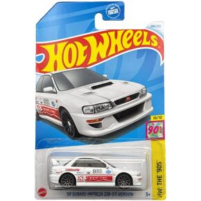 إصدار Hot Wheels '98 Subaru Impreza 22B-STi، سلسلة HW The 90، سيارة مصبوبة بمقياس 1:64 in Kuwait