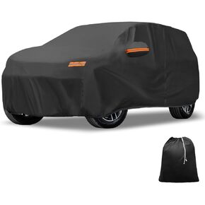 X AUTOHAUX Car Cover Outdoor Waterproof Sun Rain Snow Hail Protection with Left Side Door Zipper Aluminum Film for Kia Seltos in Kuwait