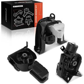 مجموعة حامل محرك المحرك وناقل الحركة A-Premium 3 قطع متوافقة مع Toyota Corolla، Matrix & Pontiac Vibe، 2003-2008، 1.8L، ناقل حركة أوتوماتيكي، استبدال # 88969066، 88969061 in Kuwait