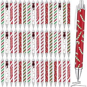 Geyoga 48 Pcs Christmas Pens Retractable Colorful Cute Xmas Ballpoint Pens Black Ink Office School Supplies for Christmas Party, 6 Styles(Classic Style) in Kuwait
