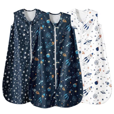 مجموعة من 3 أكياس نوم من الصوف الدقيق للأطفال من ديفيد من 0 إلى 6 أشهر، بطانيات ناعمة يمكن ارتداؤها للأطفال مع سحاب ثنائي الاتجاه، أكياس نوم مريحة للأطفال حديثي الولادة من الأولاد والبنات محايدة، مقاس صغير، ديناصور in Kuwait