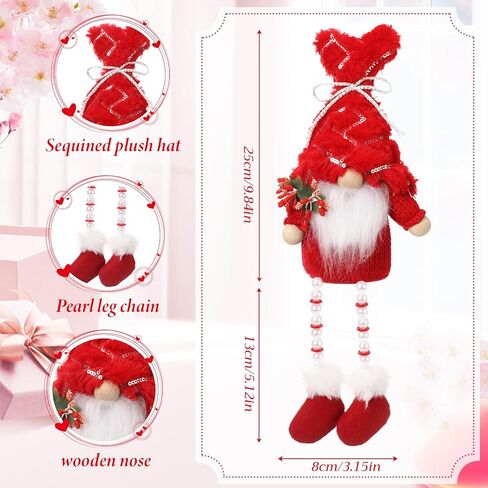 Sumind 3 Pieces Christmas Sitting Santa Claus Snowman Reindeer Christmas Ornament Long Legs Table Fireplace Decor Home Decoration Christmas Figurines Plush in Saudi Arabia