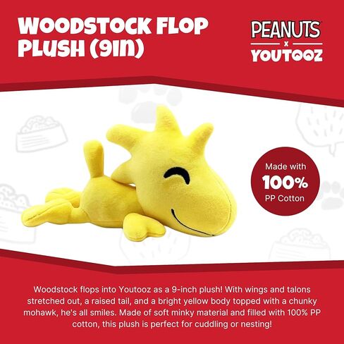 You tooz Peanuts Woodstock 9" Plush, Woodstock Plushie, Collectible Woodstock from Peanuts by Youtooz Peanuts Plush Collection in Kuwait