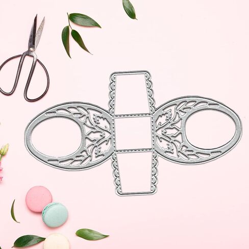 3D Flower Basket Cutting Dies Die Cuts for Card Making, Three Dimensional Flowers BasktetDie Cut Embossing Stencil Template Tool for DIY Scrapbooking Photo Album Card Craft Decoration Supplies in Saudi Arabia