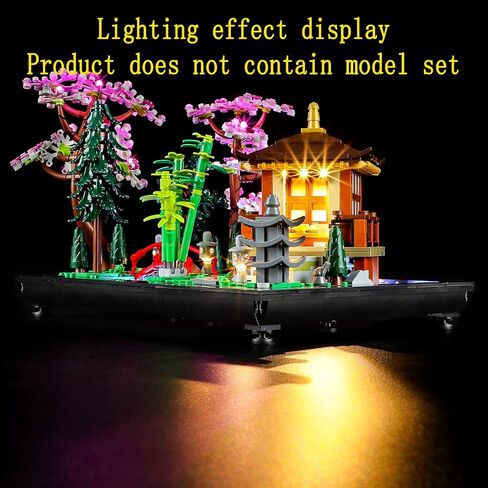 مجموعة إضاءة LED متوافقة مع Lego Tranquil Garden - مجموعة إضاءة للأيقونات 10315 (مجموعة النماذج غير متضمنة) in Kuwait