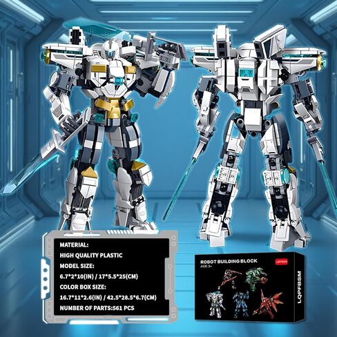 Transforming Mech Robot Building Block Sets,Destroy Warrior City Action Mechs Model Kit Toys Gift for Adults and Kids Boys 6 7 8 10+ 511 Pieces in Saudi Arabia