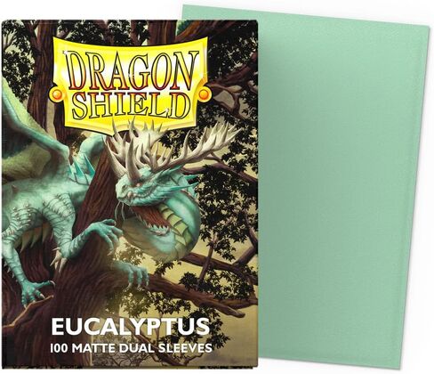 Arcane Tinmen Dragon Shield – Matte Dual Ember Alaric Revolution Kindlerh (Orange) 100 CT Standard Size - MTG Card Sleeves - Compatible with Pokemon & Magic The Gathering Card Sleeves (AT-15054) in Kuwait