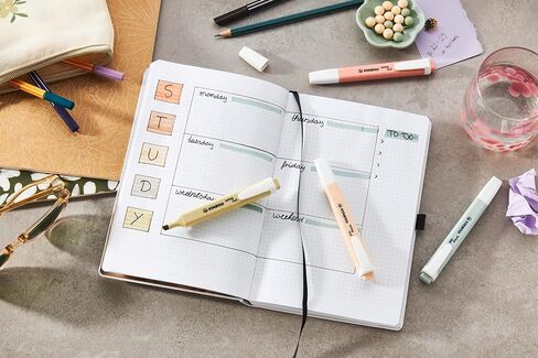 STABILO swing cool NatureCOLORS - Highlighter - Deskset of 18 - with 10 Pastel Colours and 8 NatureCOLORS in Saudi Arabia