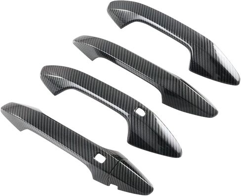 HIGH FLYING for Kia Sportage 2023 2024 2025 Car Exterior Accessories Side Door Handle Cover Decoration Trim ABS Carbon Style 5pcs (Only fit LHD) in Saudi Arabia