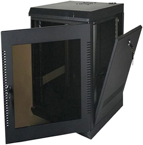 Quest Manufacturing Wall Enclosure, Front/Side Access, 5 Unit, 13"H x 21"W x 20"D, Black (WM2019-05-02) in Kuwait