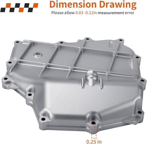 Oil Pan w/Gasket For Honda Pioneer 1000 SXS1000M3 SXS1000M5 SXS1000M6 2016-2024 11211-HL4-000 in Saudi Arabia