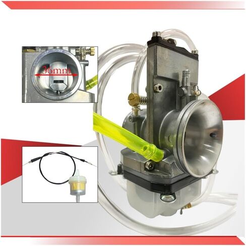 28/30/32/34/36/38/40mm High Velocity Adjustable Power Jet Lectron Carburetor with for YZ250F KX250F RMZ250 CRF250R CRF450R(38mm) in Saudi Arabia