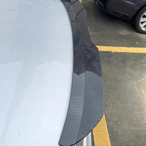 ABS Car Rear Spoilers for Fiat 124 Spider (2016) 2016-2024 2025, Rear Trunk Roof Spoiler Lip Decoration Modification Accessories,Gloss Black in Saudi Arabia