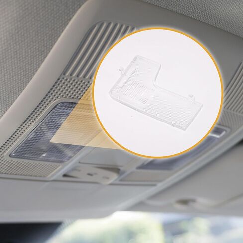 Interior Light Cover No.8139206040 Car Front Left Roof Dome Map Reading Light Cover Lamp Lens for Toyota Camry 2012-2017 Plastic Clear in Saudi Arabia