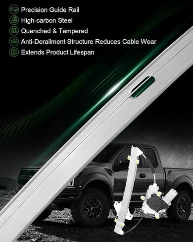 منظم نوافذ الطاقة لجانب الراكب الأمامي الأيمن مع محرك لـ: -Honda Accord 1994 1995 1996 1997، for Accord 94 95 96 97 4 Door Sedan، مع 2 Pins OE # 741-765 741765 in Saudi Arabia
