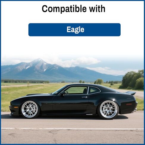 4 عبوات من أغطية مركز العجلة مقاس 3.9 بوصة لغطاء مركز Eagle Acc 3226 06، غطاء مركزي أسود عالي اللمعان in Saudi Arabia