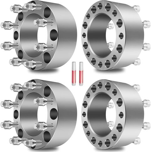 ECCPP 4PCS 8 Lug 3" inch Wheel Spacers 8x170mm to 8x170mm fit for 1999-1999 for ford F-250 1999-2014 for ford F-250 Super Duty 1999-2014 for ford F-350 Super Duty with 14x1.5 Studs in Saudi Arabia