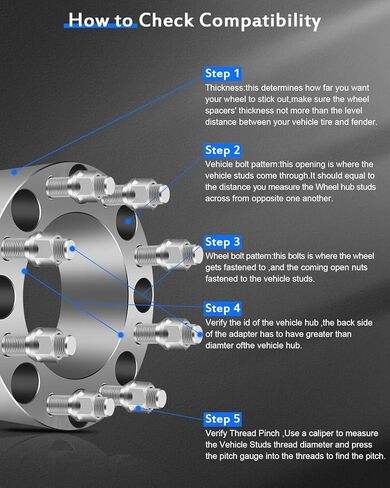 ECCPP 4PCS 8 Lug 3" inch Wheel Spacers 8x170mm to 8x170mm fit for 1999-1999 for ford F-250 1999-2014 for ford F-250 Super Duty 1999-2014 for ford F-350 Super Duty with 14x1.5 Studs in Saudi Arabia