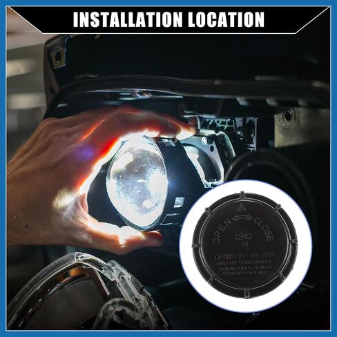 No.921403K000 Headlight Lamp Dust Cover Cap for Kia Optima 2011-2013 / Front Headlamp Dust Cap/Durable Plastic / 1 Pcs Item Replacement in Saudi Arabia
