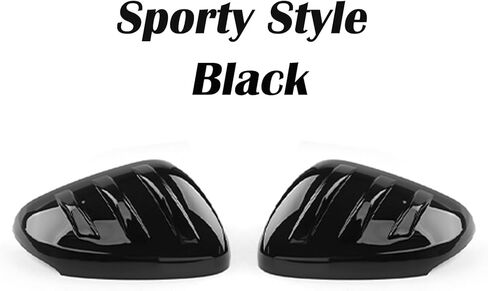 Side Mirror Covers Compatible with Chevy Trax 2024 2025 Accessories, Auto Exterior Decoration Accessory-Black(Sport Style) in Saudi Arabia