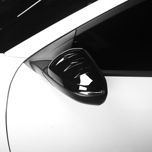 Side Mirror Covers Compatible with Chevy Trax 2024 2025 Accessories, Auto Exterior Decoration Accessory-Black(Sport Style) in Saudi Arabia