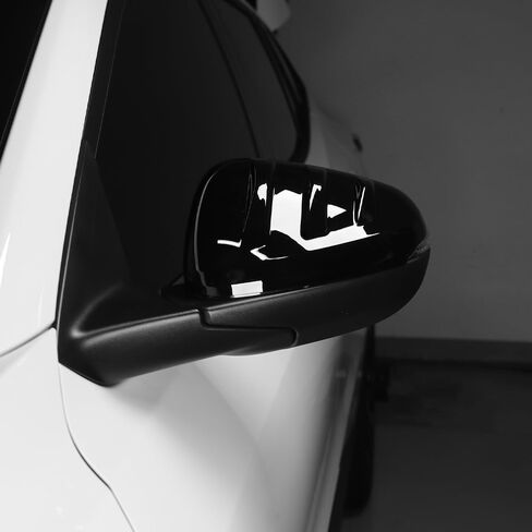 Side Mirror Covers Compatible with Chevy Trax 2024 2025 Accessories, Auto Exterior Decoration Accessory-Black(Sport Style) in Saudi Arabia