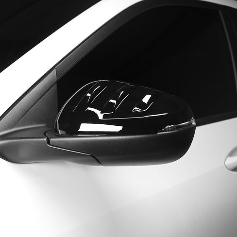 Side Mirror Covers Compatible with Chevy Trax 2024 2025 Accessories, Auto Exterior Decoration Accessory-Black(Sport Style) in Saudi Arabia