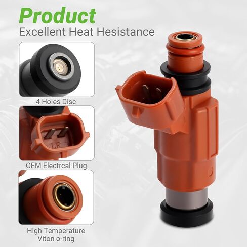 مجموعة حاقنات الوقود مكونة من 6 قطع متوافقة مع بويك إنكليف لاكروس شيفروليه كامارو ترافيرس جي إم سي أكاديا كاديلاك CTS STS Saturn Outlook، 3.6L V6 2008-2011# FJ994 12669384 12611545 12632255 12638530 62852 in Kuwait