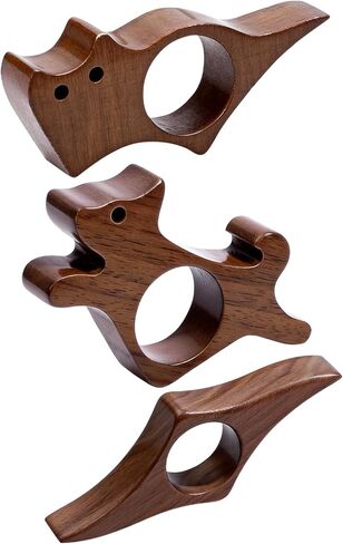 ONEST 3 Pieces Wooden Thumb Book Page Holder Wooden Thumb Bookmark for Reading Book Holders Ideal Book Reader Gifts Book Worm Gifts for Women Men Readers Writer Book Lover in Saudi Arabia