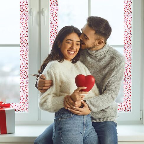 Tenceur Foil Valentines Day Bulletin Board Borders أحمر وردي قلب الحدود زخرفة الفصول الدراسية ديكور القلب الحلو عيد الحب جدار الشارات للمدرسة لوازم حفلات الزفاف in Saudi Arabia