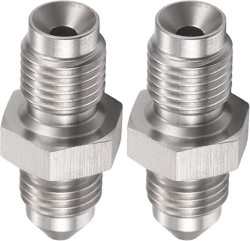 3AN Male to 3AN 3/8-24 Male Inverted Flare Stainless Steel Brake Adapter Fitting Connector(1pcs) in Saudi Arabia