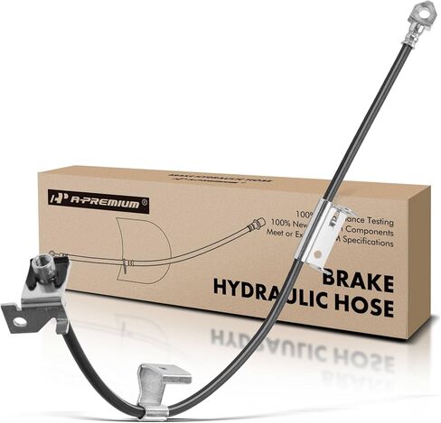 A-Premium Front Passenger Brake Hydraulic Hose Compatible with Select Chevy, Cadillac and GMC Models - Silverado 1500, Suburban/Avalanche 1500, Tahoe, Escalade, Sierra 1500, Yukon, Escalade ESV/EXT in Saudi Arabia