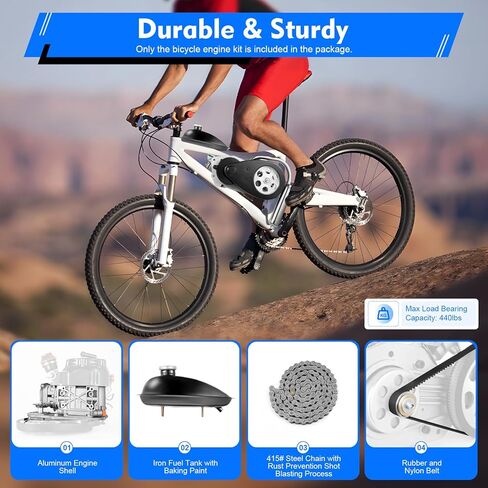 طقم محرك دراجة 100 سي سي، محرك دراجة رباعي الأشواط، سكوتر محرك معدل بمحرك يعمل بالغاز ذو أسطوانة واحدة، سلسلة ربط سكوتر بنظام تبريد الهواء (3600 دورة في الدقيقة) in Kuwait